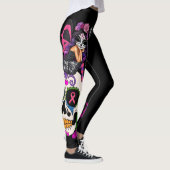 Leggings Awesome idée cadeau cancer du sein (Droite)