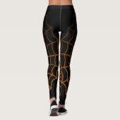 Leggings Awsome Spider et Web Fun Design Halloween (Dos)