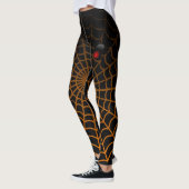 Leggings Awsome Spider et Web Fun Design Halloween (Gauche)