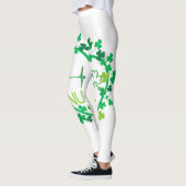 Leggings Ayez un Berger Australien Chien Lucky Charm St Pat (Gauche)