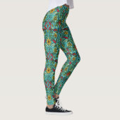 Leggings aziza turquoise (Droite)