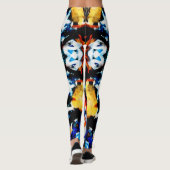 Leggings aztec abstrait (Dos)
