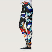 Leggings aztec abstrait (Gauche)