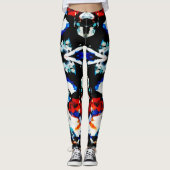 Leggings aztec abstrait (Devant)