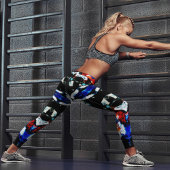 Leggings aztec Abstrait