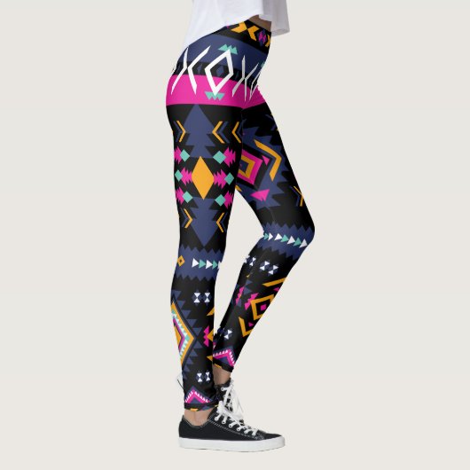 Leggings Aztèque coloré (Droite)