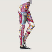 Leggings Azulejos Carreaux géométriques avec torsion CG (Droite)
