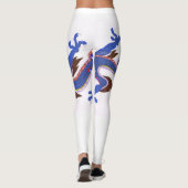 Leggings Azure Guardian-Japanese Dragon of the Eastern Sky (Dos)