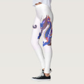 Leggings Azure Guardian-Japanese Dragon of the Eastern Sky (Gauche)