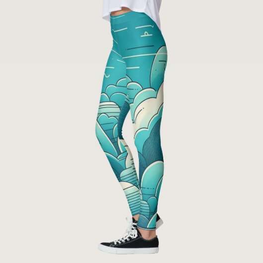 Leggings Azure Stratum (Gauche)