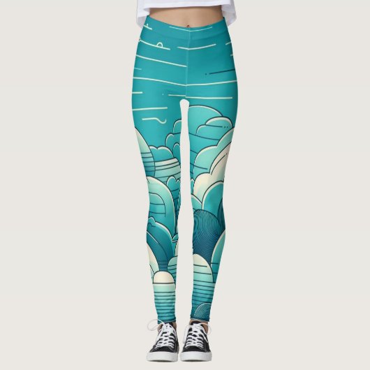 Leggings Azure Stratum (Devant)