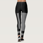 Leggings B&W et Grey, Ocean et Stars Conception arlequin (Dos)