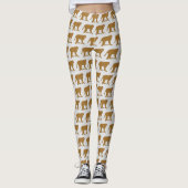 Leggings Baboon Monkey Art  (Devant)