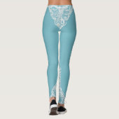 Leggings Baby blue soft pastels AI art  (Dos)