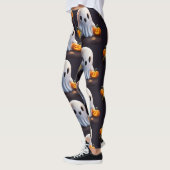 Leggings Baby Ghost Déplaisant mignon caractère Halloween (Gauche)
