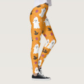 Leggings Baby Ghost Motif Orange Halloween Party (Droite)