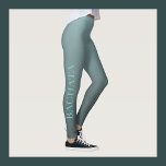 Leggings Bachata tenue de danse pour femmes<br><div class="desc">Belle légèreté personnalisée avec le mot "bachata" dans une teinte bleu doux sur un dégradé arrière - plan de bleu et gris foncé. Unique mais belle tenue pour danseurs de bachata,  instructeurs,  enseignants et tous les bachatas. Le texte est personnalisable.</div>