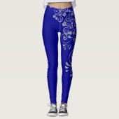 Leggings Bachelorette mariée à être bleu (Devant)