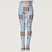 Leggings Bacon et œufs (Devant)