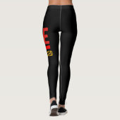 Leggings BAE Noir et instruit Mois de l'histoire des Noirs (Dos)