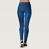 Leggings Bagues d'eau douce - bleu royal noir (Dos)