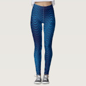 Leggings Bagues d'eau douce - bleu royal noir (Devant)