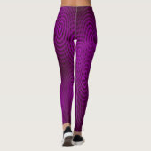 Leggings Bagues d'eau douce - noir rose (Dos)