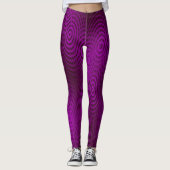 Leggings Bagues d'eau douce - noir rose (Devant)
