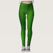 Leggings Bagues d'eau douce - vert noir (Devant)