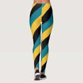 Leggings "Bahamas Pride Stripes" Patriotique (Dos)