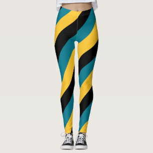 Leggings "Bahamas Pride Stripes" Patriotique