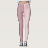Leggings Baies Abstraites roses et beiges (Devant)