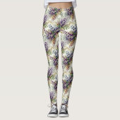 Leggings baies pourpres et vignes (Devant)