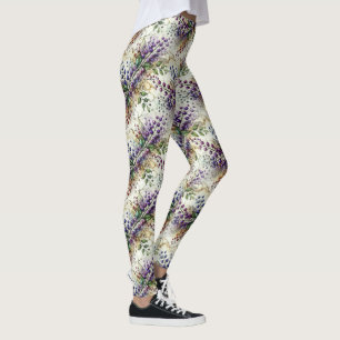 Leggings baies pourpres et vignes