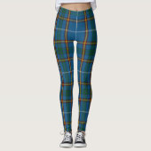 Leggings Bain clan Scottish Tartan Plaid Pattern (Devant)