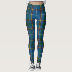 Leggings Bain clan Scottish Tartan Plaid Pattern