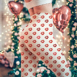 Leggings Baiser blanc et rouge<br><div class="desc">Ces leggings blancs avec des empreintes de baiser rouge à lèvres sont parfaits pour faire une déclaration. Dotés d'un motif ludique aux marques de baiser rouge vif, ils sont idéaux pour la Saint-Valentin ou à chaque fois que vous voulez montrer votre côté romantique. Le tissu extensible et confortable les rend...</div>