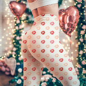Leggings Baiser rouge et rose