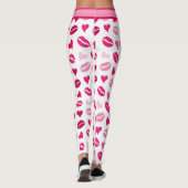 Leggings Baisers et coeurs (Dos)