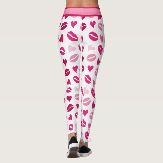 Leggings Baisers et coeurs (Dos)