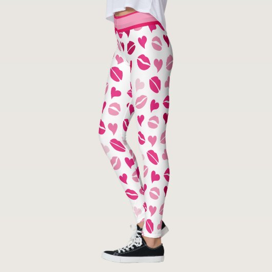 Leggings Baisers et coeurs (Gauche)