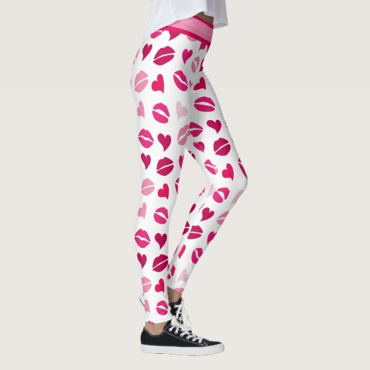 Leggings Baisers et coeurs (Droite)