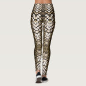 Leggings balance de dragon d'or (Dos)