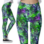 Leggings Balances de sirène vert pourpre Imaginaire costume<br><div class="desc">Jambes de costume de sirène vert et pourpre | Idéal pour les vêtements fantaisistes ou l'entraînement quotidien. Offrez-vous l'enchantement avec ces jambières en costume de sirène vert et pourpre. Idéal pour une soirée costumée ou une séance d'entraînement quotidienne, les écailles créent une tenue de sirène idéale pour les soirées costumées...</div>
