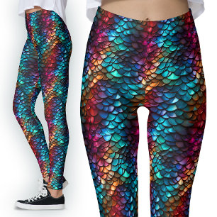 Leggings Balances de sirènes Poissons Monster sous-marin