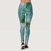Leggings Balayage bleu (Dos)
