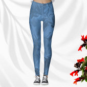 Leggings Balayage bleu moderne