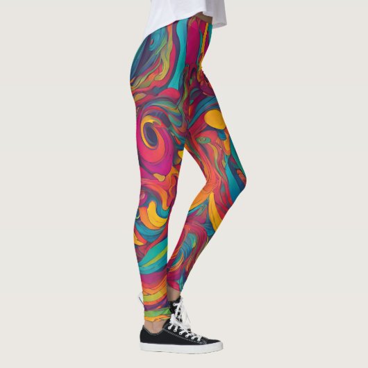 Leggings Balayage psychédélique (Droite)