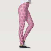 Leggings Balayé loin dans le rose (Droite)