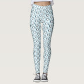 Leggings Baleine Béluga Bleue (Devant)
